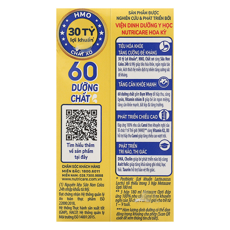 Thùng 48 hộp sữa pha sẵn MetaCare Opti 110 ml (từ 1 tuổi) 39