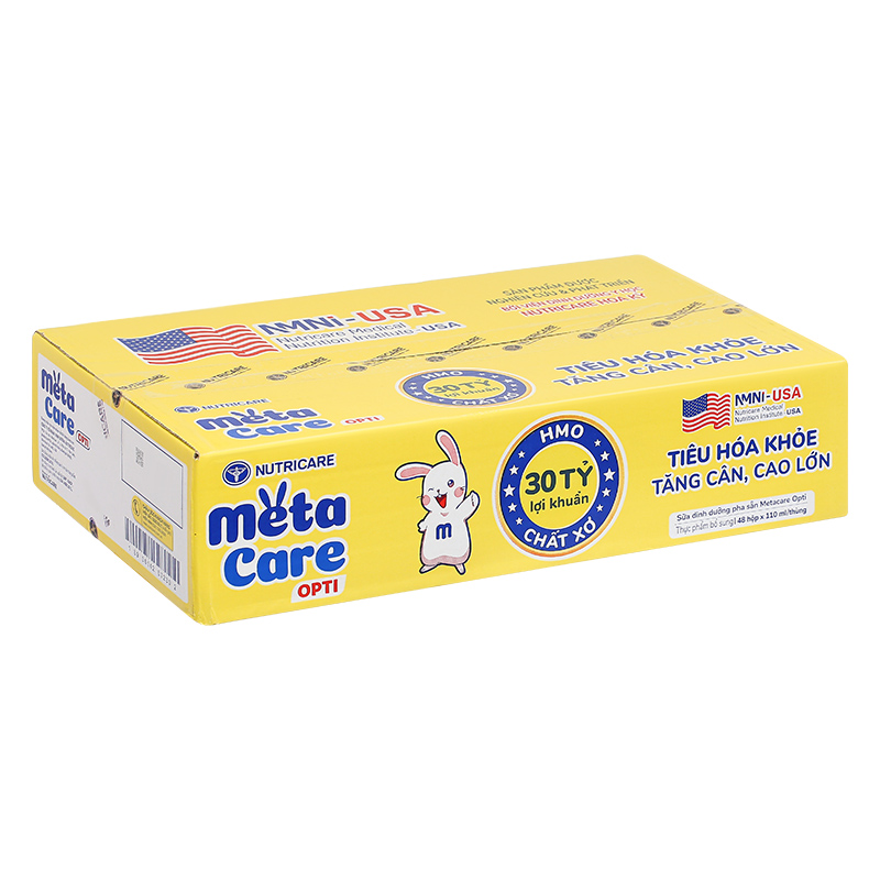 Thùng 48 hộp sữa pha sẵn MetaCare Opti 110 ml (từ 1 tuổi) 28