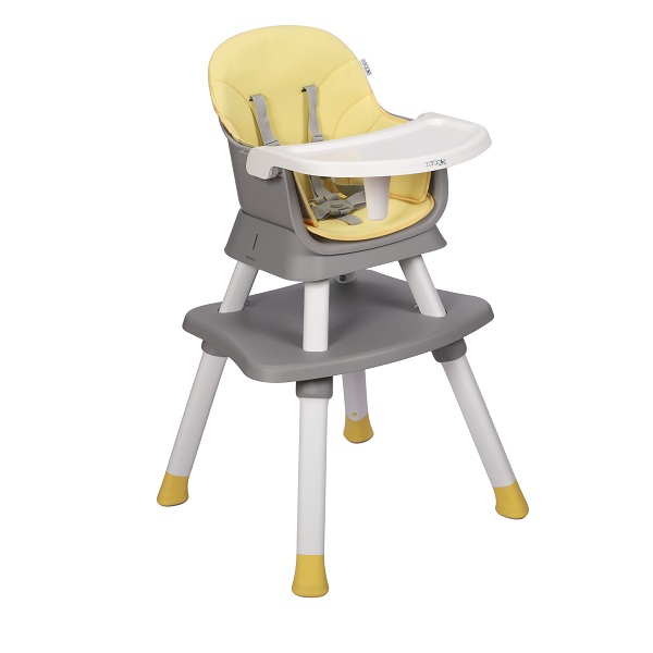 Ghế ăn Zaracos Leeroy 3306 (6 tháng - 10 tuổi) - Màu vàng xám - AVAKids.com