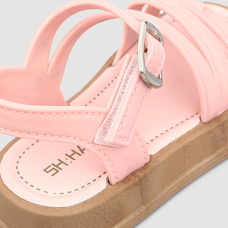 Giày sandal cho bé gái HappyTime SD005 màu hồng 7