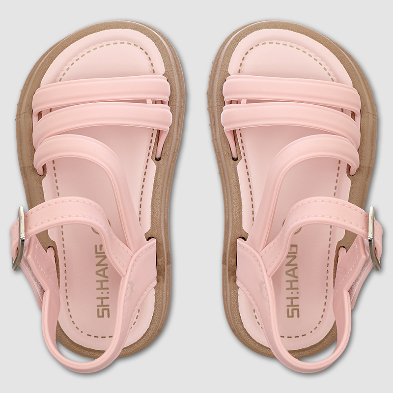 Giày sandal cho bé gái HappyTime SD005 màu hồng 8