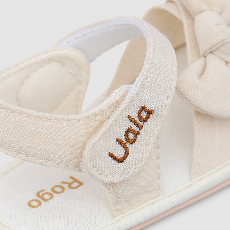 Giày tập đi cho bé gái Cotton UalaRogo UR5695 màu be 7