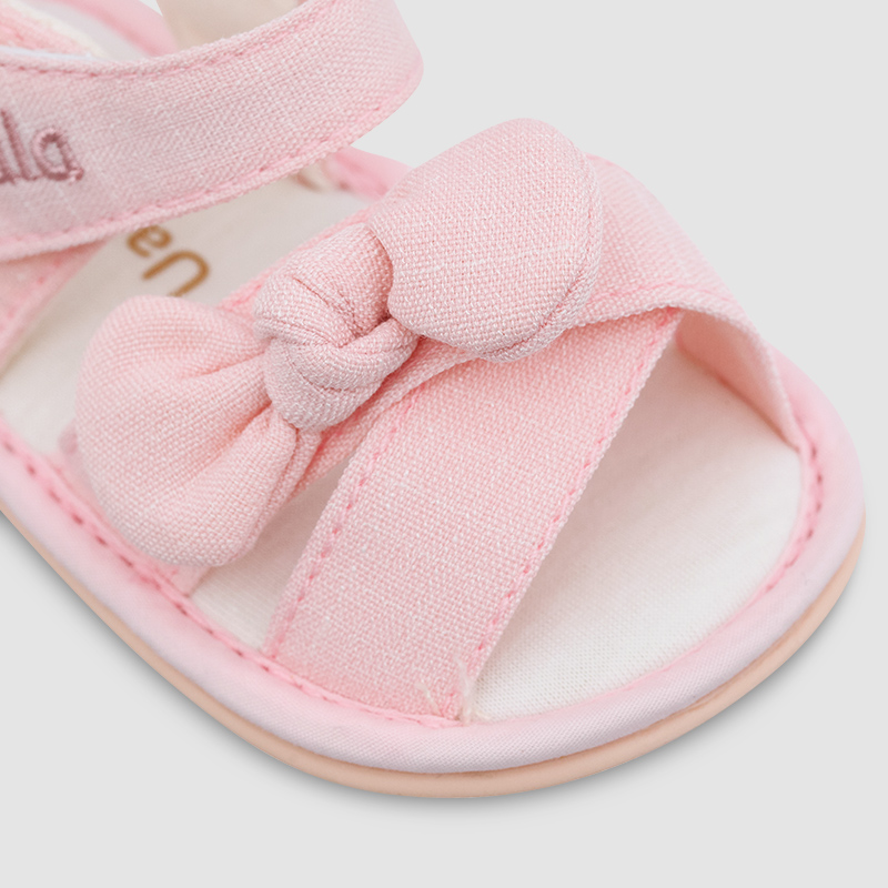 Giày tập đi cho bé gái Cotton UalaRogo UR5695 màu be 15