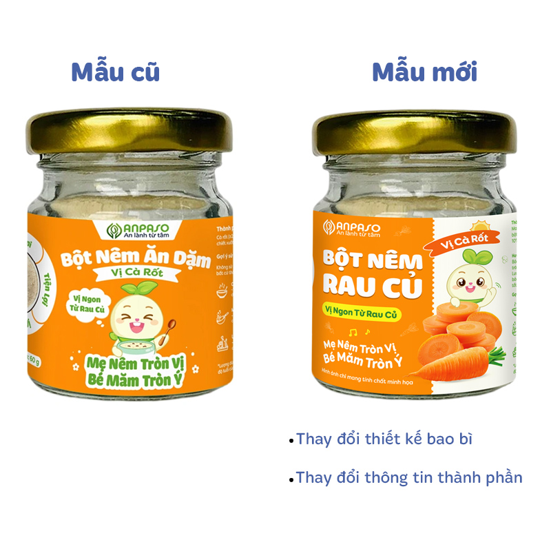 Bột nêm Anpaso măng tây hũ 60g - Giao bao bì ngẫu nhiên 38