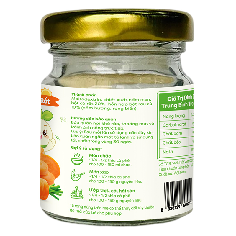 Bột nêm Anpaso măng tây hũ 60g - Giao bao bì ngẫu nhiên 39