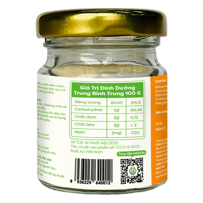 Bột nêm Anpaso măng tây hũ 60g - Giao bao bì ngẫu nhiên 40