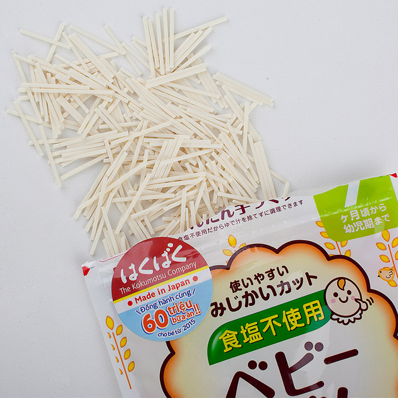 Mì udon ăn dặm Hakubaku 100g (từ 7 tháng) 5