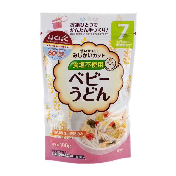 Mì udon ăn dặm Hakubaku 100g (từ 7 tháng) - AVAKids.com
