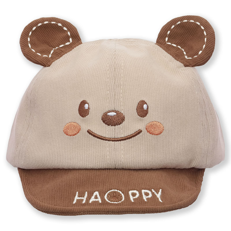 Nón kết cho bé TOP KIDS gấu cười màu xanh dương 9