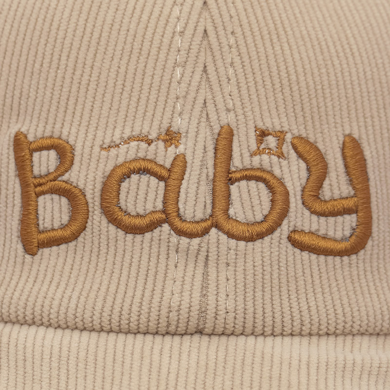 Nón kết cho bé TOP KIDS thêu Baby màu nâu 5