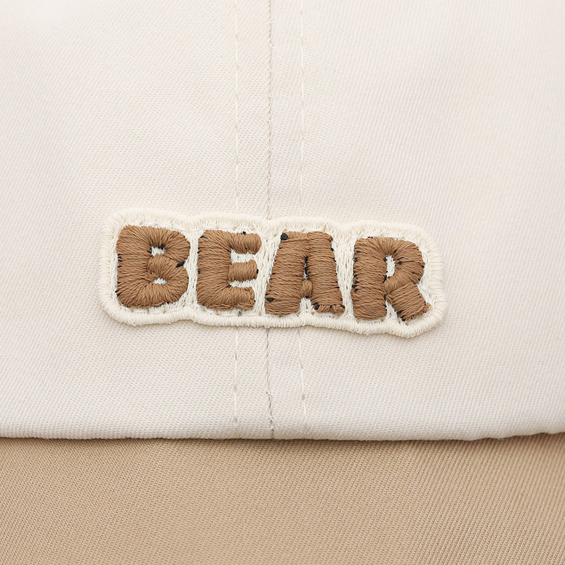 Nón kết cho bé TOP KIDS thêu Bear màu nâu 5