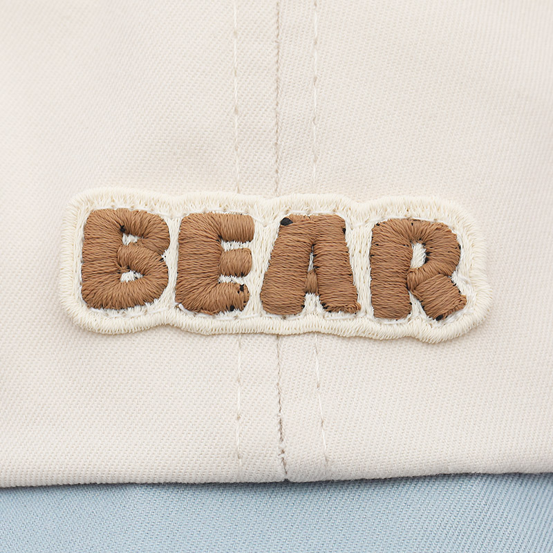 Nón kết cho bé TOP KIDS thêu Bear màu nâu 12
