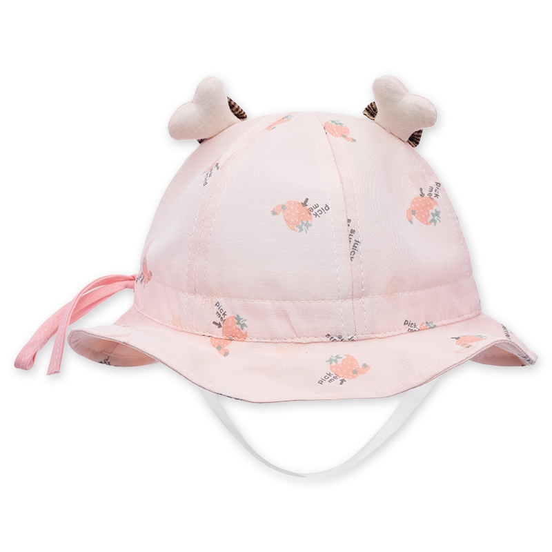 Nón vành cho bé TOP KIDS lucky màu hồng 4