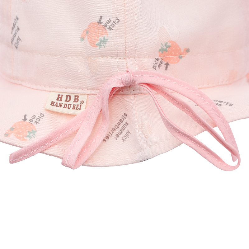 Nón vành cho bé TOP KIDS lucky màu hồng 6