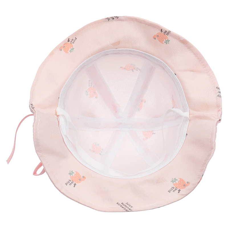 Nón vành cho bé TOP KIDS lucky màu hồng 7