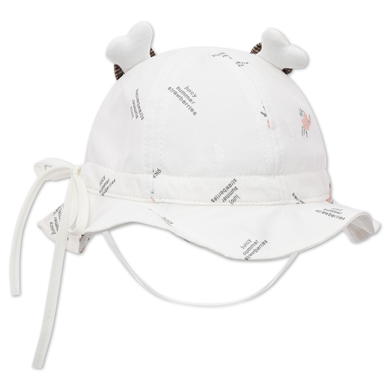 Nón vành cho bé TOP KIDS lucky màu hồng 12