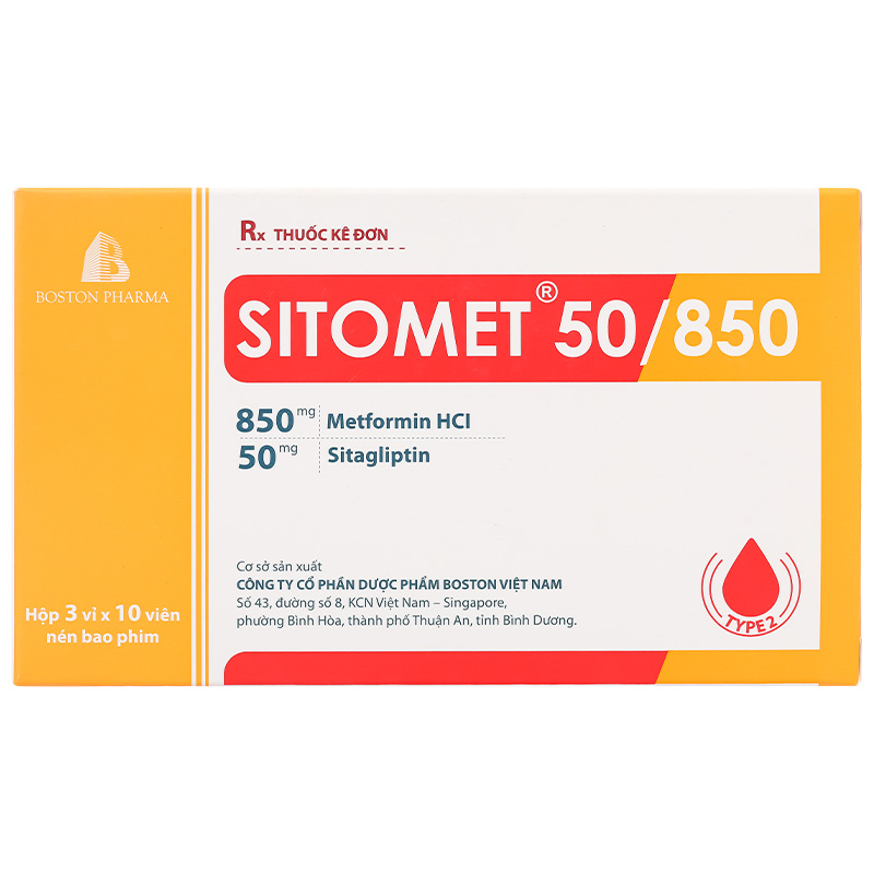 Sitomet BD 50/850 điều trị đái tháo đường tuýp 2 - 10