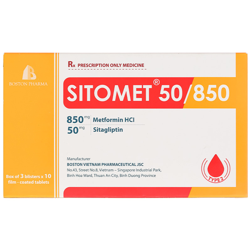 Sitomet BD 50/850 điều trị đái tháo đường tuýp 2 - 11
