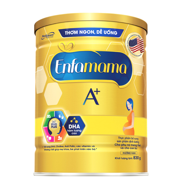 Sữa Bột Enfamama A+ Hương Vanilla dinh dưỡng cho bé, mua 2 tặng quà - AVAKids.com