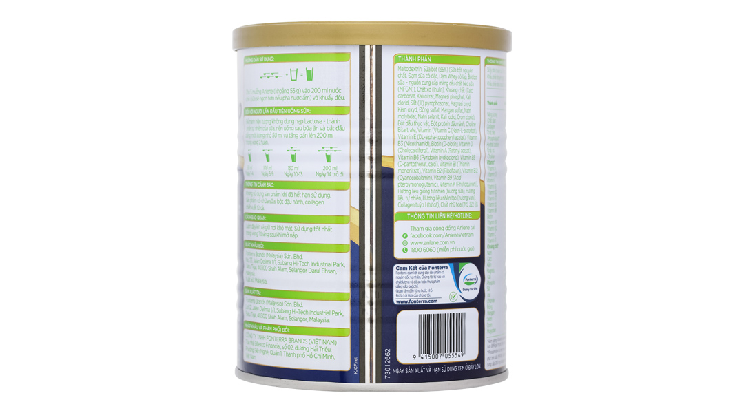 Sữa bột Anlene Gold Total 10 hương Vani lon 800g - 9