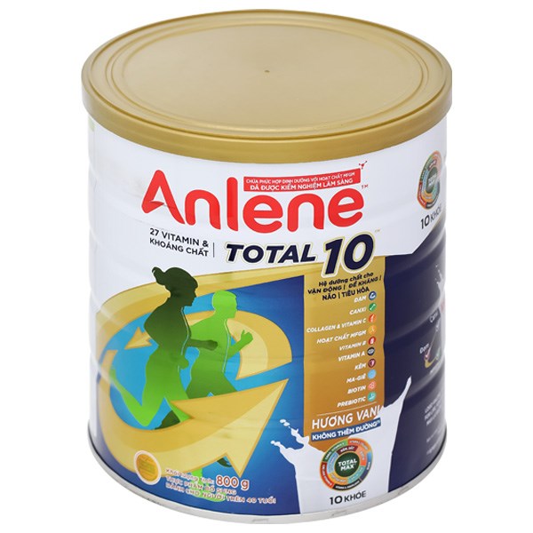 Sữa bột Anlene Gold Total 10 hương Vani