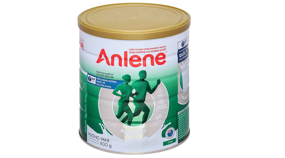 Sữa bột Anlene hương Vani lon 800g