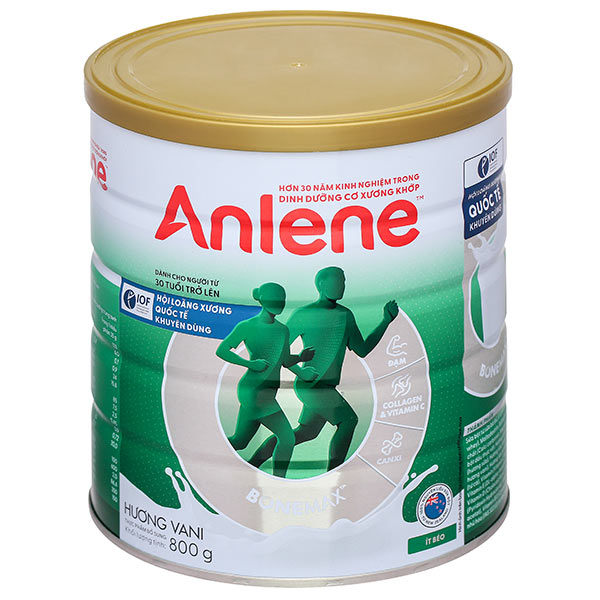 Sữa bột Anlene hương Vani