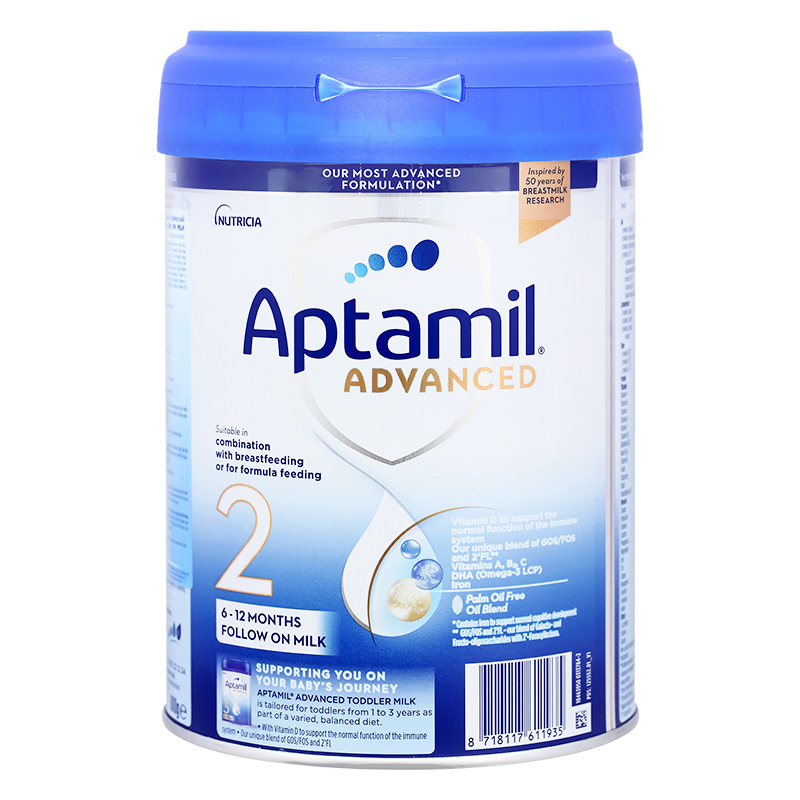 Combo 2 sữa bột Aptamil Anh Advanced số 2 800g (6 - 12 tháng) 3