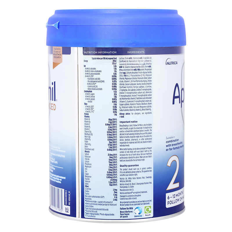 Combo 2 sữa bột Aptamil Anh Advanced số 2 800g (6 - 12 tháng) 5