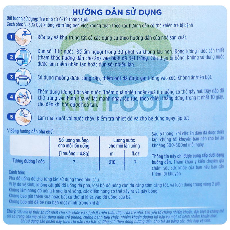 Combo 2 sữa bột Aptamil Anh Advanced số 2 800g (6 - 12 tháng) 7