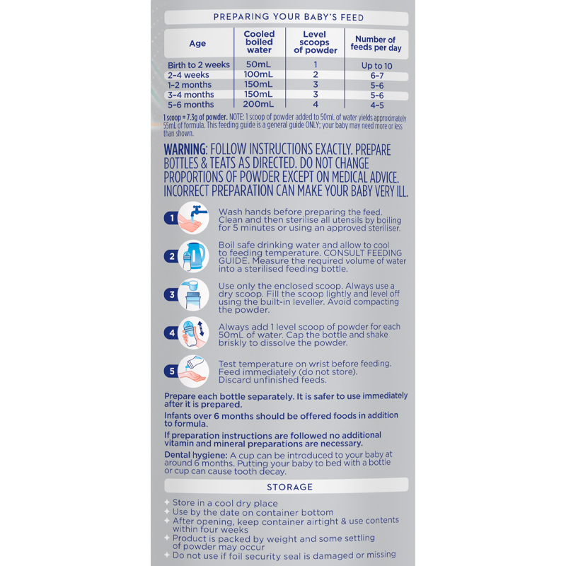 Sữa bột Aptamil Úc Profutura số 1 900g (0 - 6 tháng) 15
