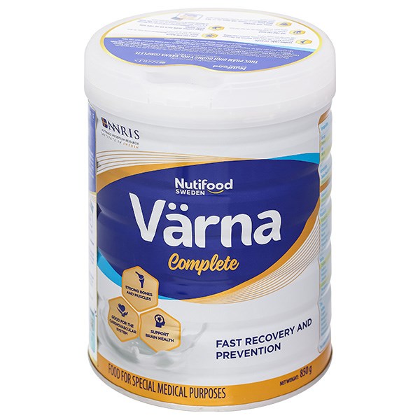 Sữa bột Varna Complete giúp xương chắc khỏe, tốt cho tim mạch