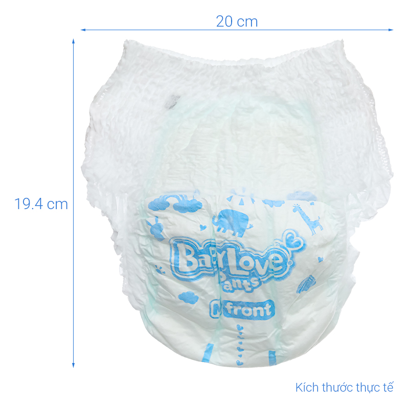 Tã quần BabyLove size M 48 +4/+12 miếng (6 - 11 kg) - Giao bao bì cộng miếng ngẫu nhiên 8
