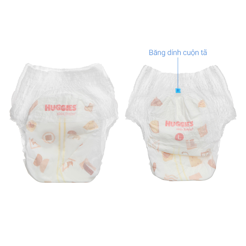 Tã quần Huggies Skin Perfect size L 60 miếng (9 - 14 kg) - Giao bao bì cộng miếng ngẫu nhiên 7