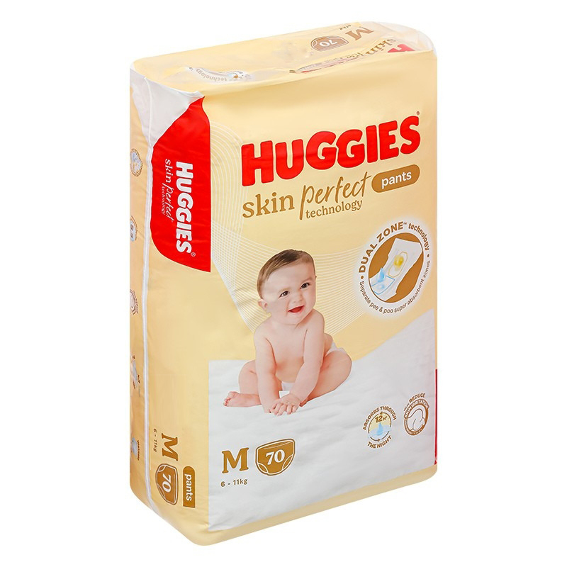 Tã quần Huggies Skin Perfect size L 60 miếng (9 - 14 kg) - Giao bao bì cộng miếng ngẫu nhiên 18