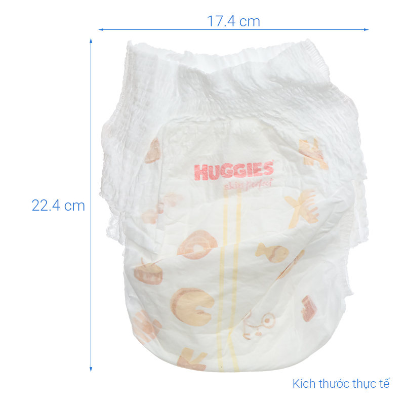 Tã quần Huggies Skin Perfect size L 60 miếng (9 - 14 kg) - Giao bao bì cộng miếng ngẫu nhiên 50