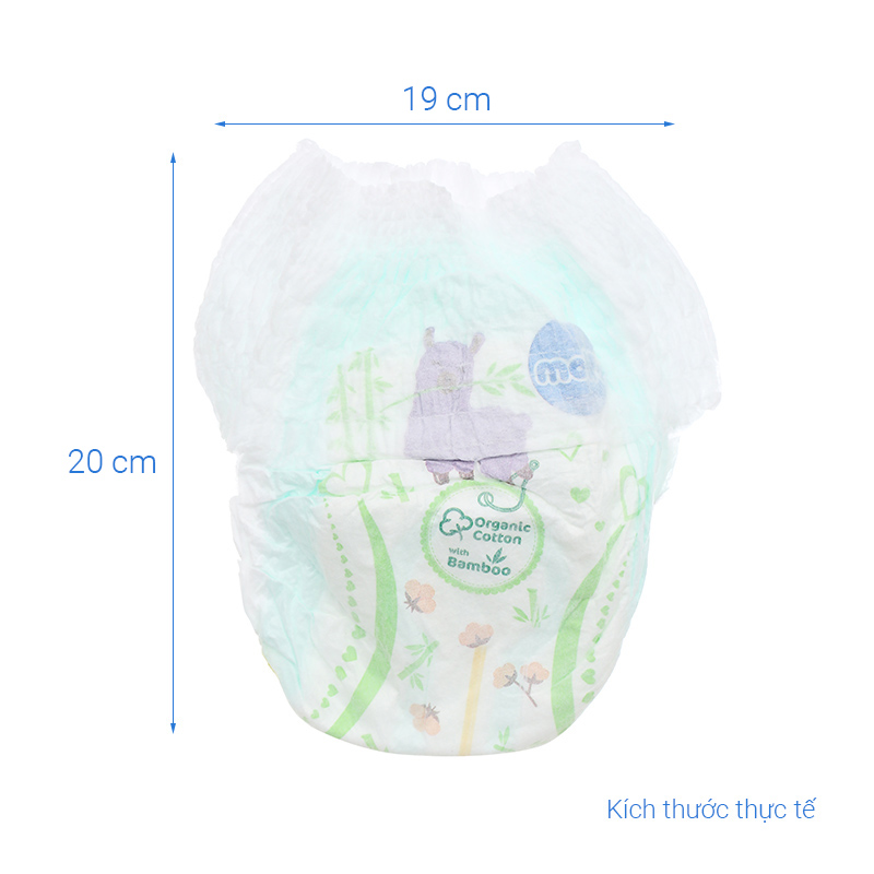 Combo 2 tã quần Molfix thiên nhiên size M 76 miếng/bịch (6 - 11 kg) 21