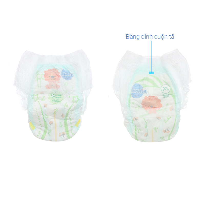 Combo 3 tã quần Molfix thiên nhiên size XL 62 miếng/bịch (12 - 17 kg) 7