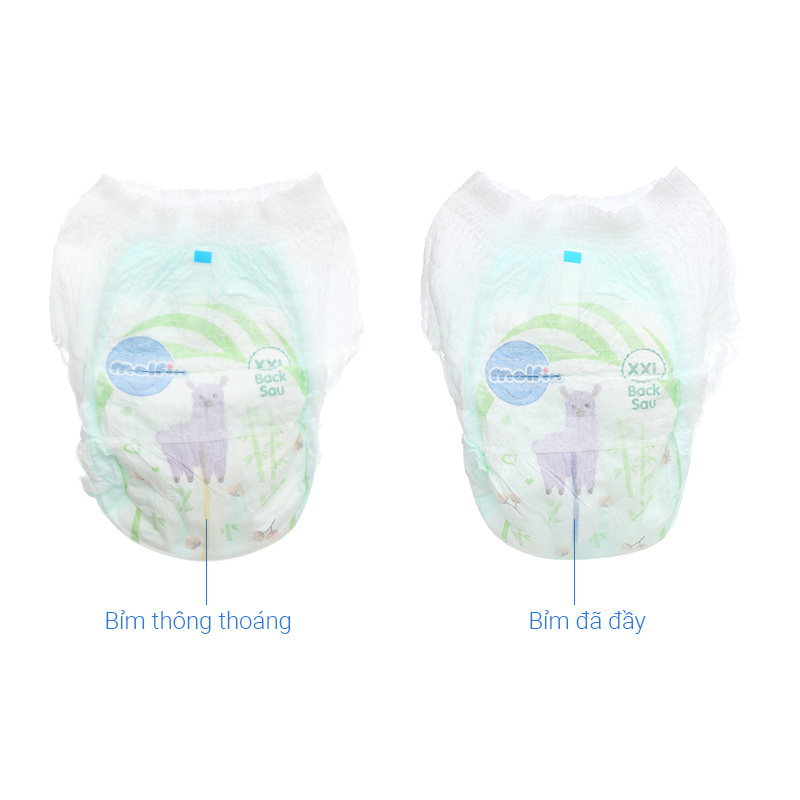 Combo 3 tã quần Molfix thiên nhiên size XXL 56 miếng/bịch (15 - 25 kg) 13
