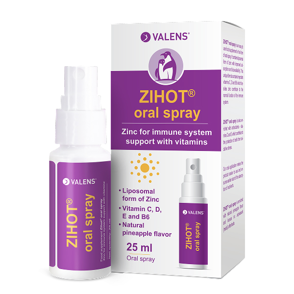 Thực phẩm bảo vệ sức khỏe Valens ZIHOT oral spray hỗ trợ tăng sức đề kháng vị dứa, 25 ml dạng xịt (từ 0 tháng) - AVAKids.com
