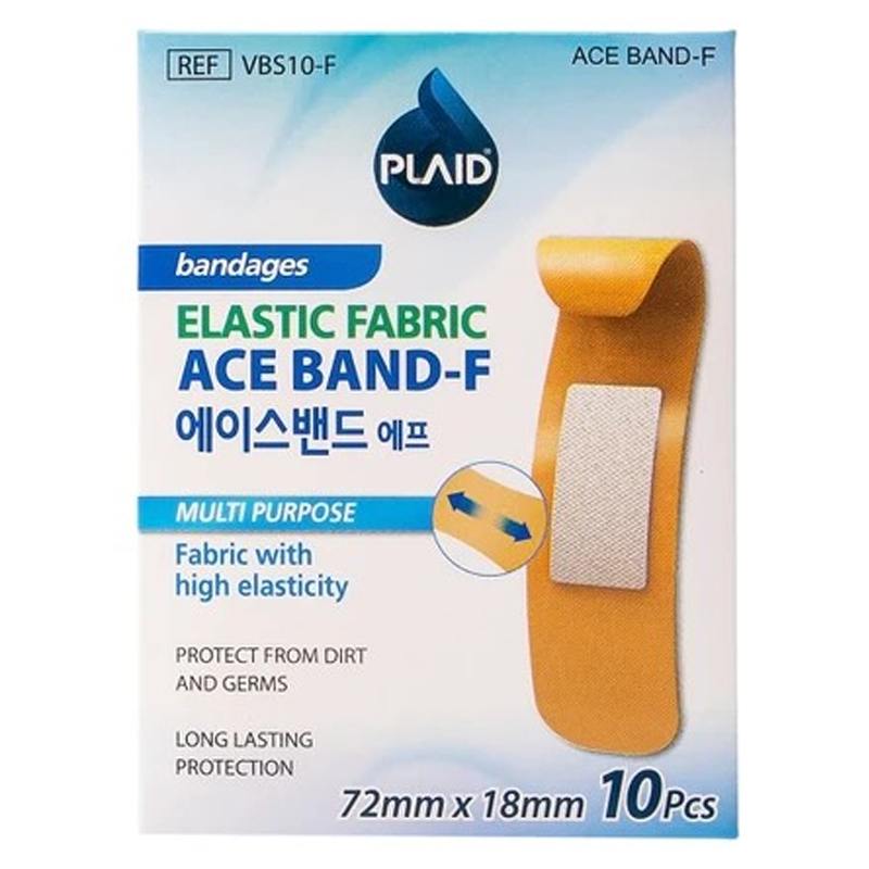 Băng cá nhân vải ACE BAND-F PLAID 7.2x1.8 cm (10 miếng) 2