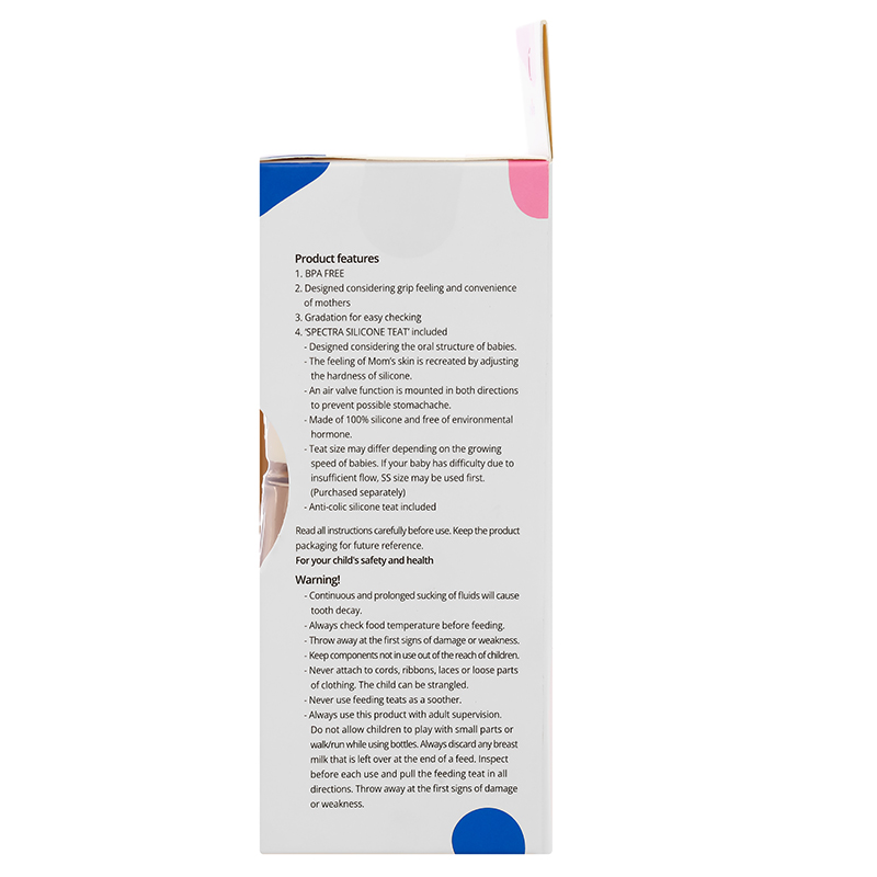 Bình sữa nhựa PPSU Spectra cổ rộng 160 ml (0 - 3 tháng) 13