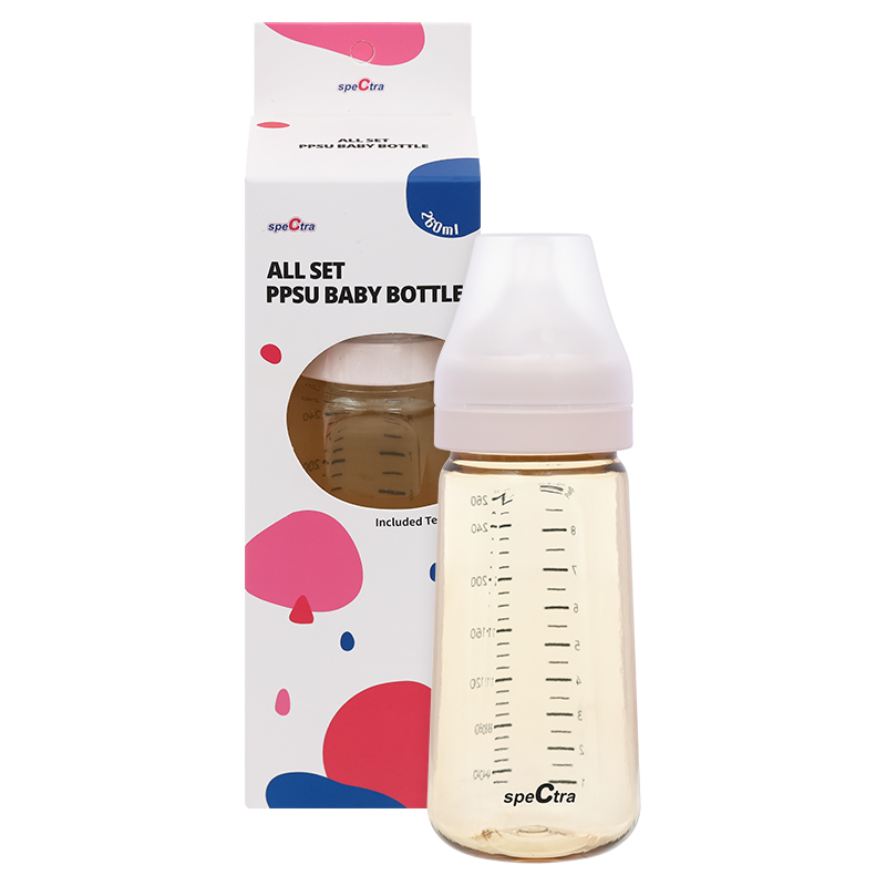 Bình sữa nhựa PPSU Spectra cổ rộng 160 ml (0 - 3 tháng) 39