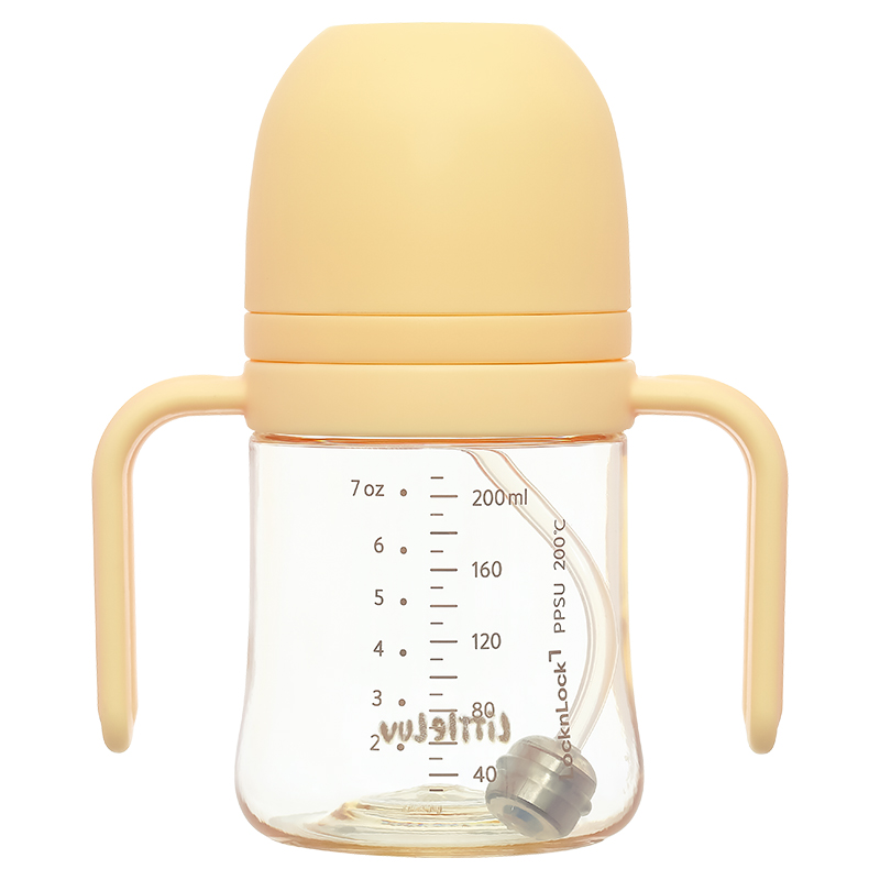 Bình tập uống Lock&Lock Little Luv Straw Cup HAP914YEL 280 ml - Màu vàng (từ 6 tháng) 6