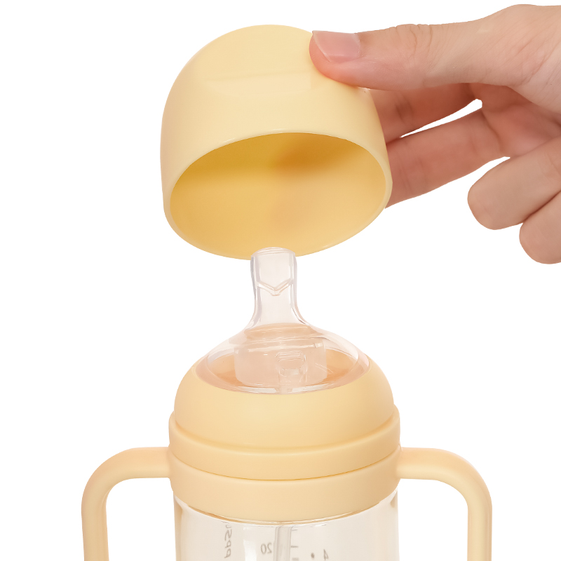 Bình tập uống Lock&Lock Little Luv Straw Cup HAP914YEL 280 ml - Màu vàng (từ 6 tháng) 8