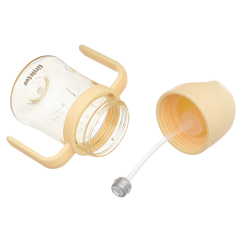 Bình tập uống Lock&Lock Little Luv Straw Cup HAP914YEL 280 ml - Màu vàng (từ 6 tháng) 9