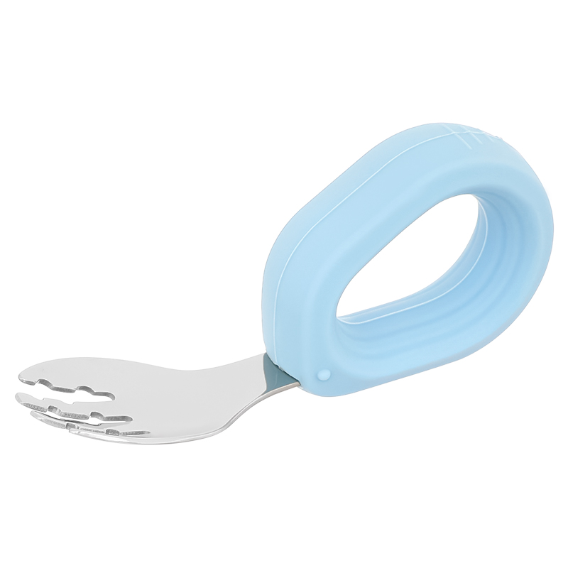 Bộ muỗng nĩa inox tay cầm tròn Hallysen - Màu be 16