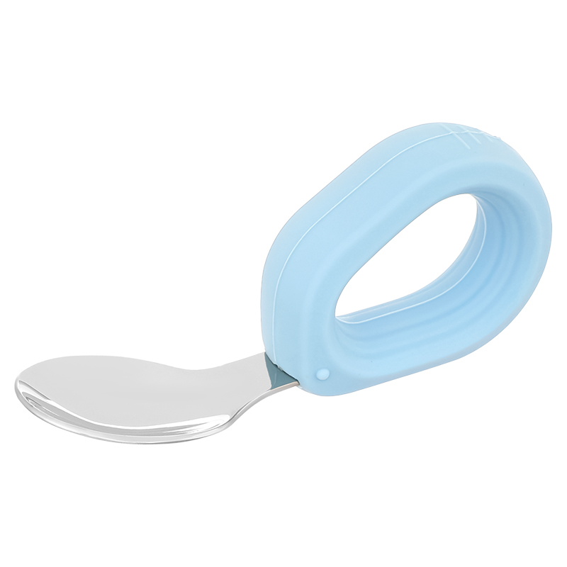 Bộ muỗng nĩa inox tay cầm tròn Hallysen - Màu be 17