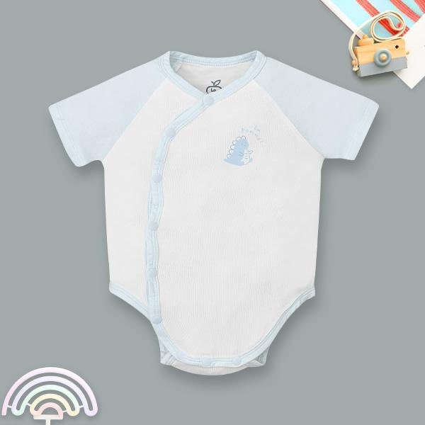 Bodysuit unisex La Pomme sợi tre xanh