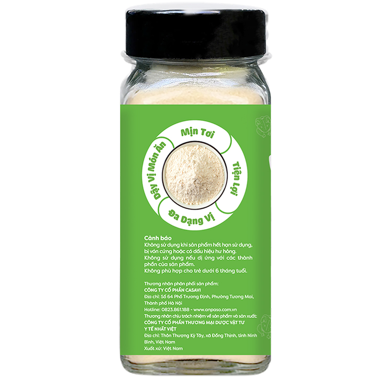 Bột nêm Anpaso vị thịt gà rau củ hũ 50g (từ 6 tháng) 4